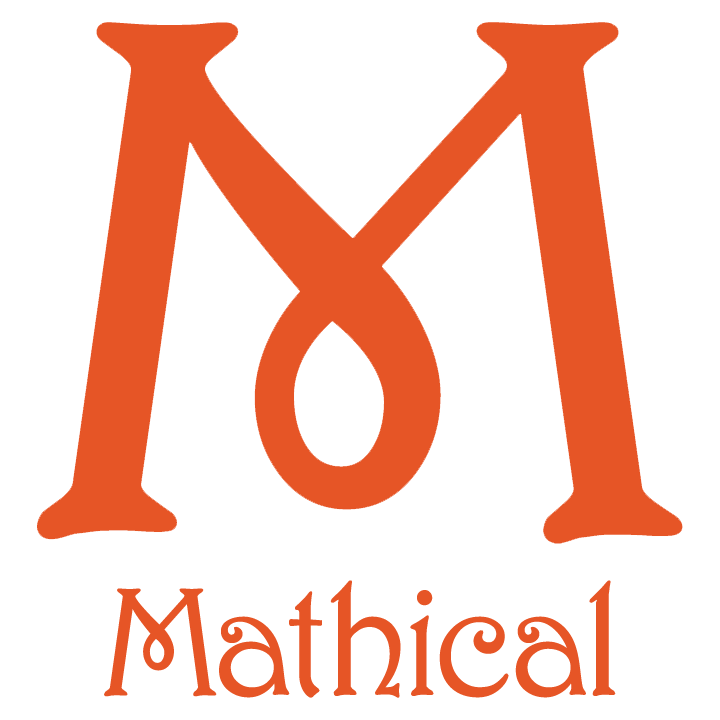 Mathical m web white